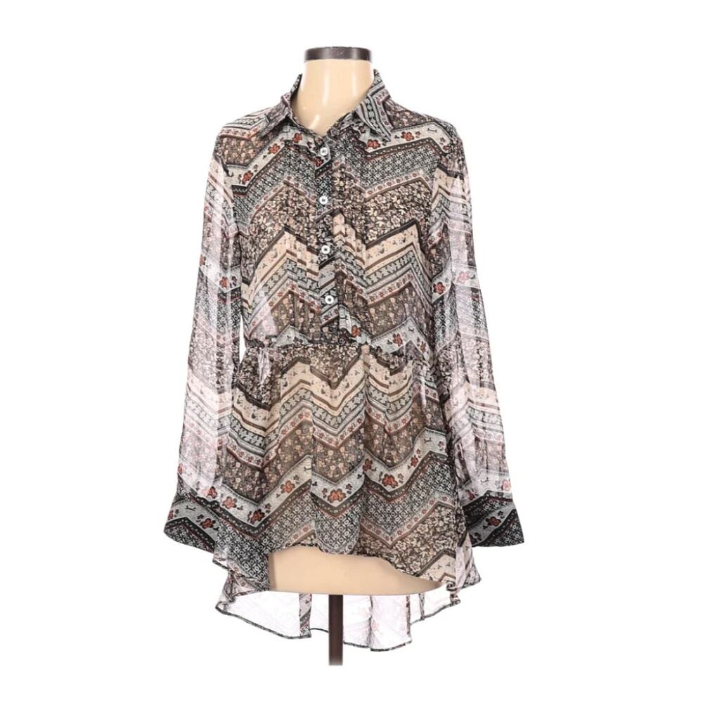 Simply Noelle Semi Sheer Boho‎ Pattern Popover XS